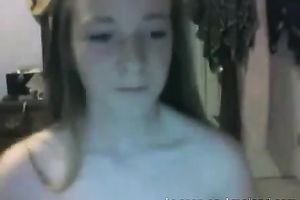 That's how that babe gives her muff a precious workout with her hairbrush