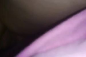Close up solo movie scene with my BBC slut fingering her bushy vagina
