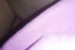 Close up solo movie scene with my BBC slut fingering her bushy vagina