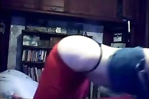 Elegant aged cam white lady teases with her taut body