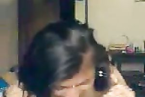 My wondrous dark brown gal jumps on my erected 10-Pounder