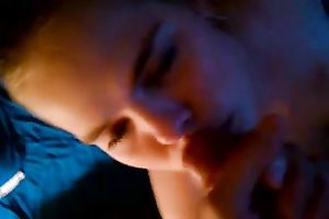 Submissive legal age teenager harlot takes a load of cum in her face hole