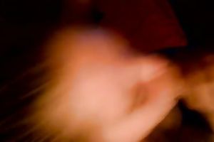 Submissive legal age teenager harlot takes a load of cum in her face hole