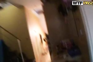 Nice anal sex with breasty and svelte Euro floozy Nessa
