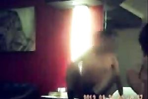Slender hooker with tiny pantoons loves cowgirl position