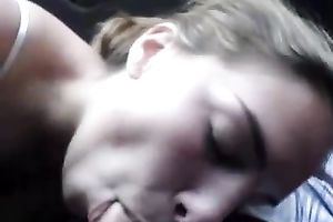 Nasty and barefaced legal age teenager feels comfortable engulfing her BF's rod on camera
