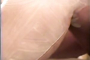 I caught my favorite fattie shaving her muff and legs