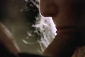 Lesutful blonde chick receives naked and flashes her appetizing tits