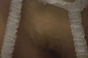 Lesutful blonde chick receives naked and flashes her appetizing tits