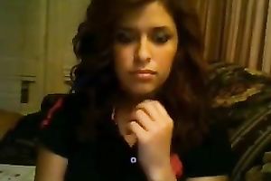 Alluring temptress with naturally love melons likes showing off