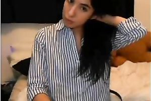 Cute looking Latina livecam legal age teenager gives me tempting undress solo