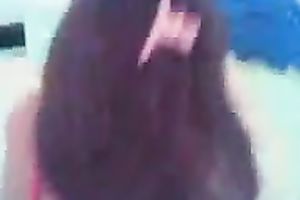 Middle Eastern Married slut is riding my cock reverse cowgirl style