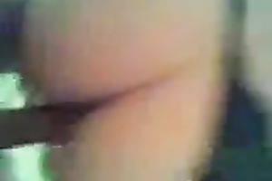 Middle Eastern Married slut is riding my cock reverse cowgirl style