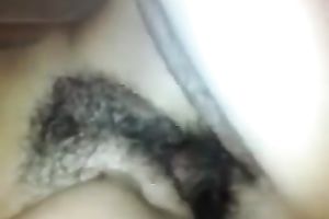 Homemade movie scene with me, pounding my wife's shaggy bawdy cleft