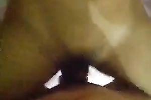 Drilling my GF's pussy in the missionary pose and cumming on her pubis