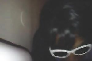 Chocolate GF sucks my large black penis with great fun