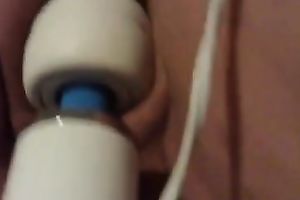 My aged plump amateur wife enjoys playing with a magic wand fake penis