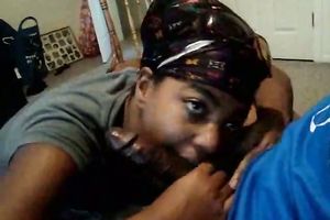 My excited ebon GF knows how to give a priceless oral-stimulation