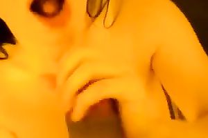 Once my brunette hair GF takes my ramrod in her throat she is unstoppable