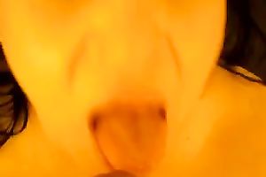 Once my brunette hair GF takes my ramrod in her throat she is unstoppable