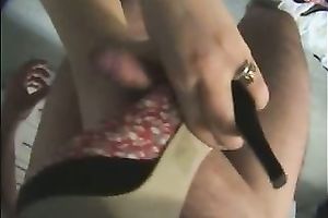 My cheating wife teasing me with her high heel shoes rubbing my penis