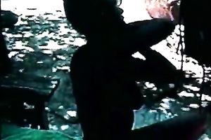 Salacious dark brown doxy craves someone to take up with the tongue her poon