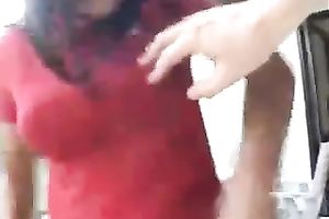 My beautiful Indian girlfriend can't live without it when I caress her titties