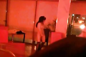 Bulgarian bitch puts on a great striptease show for me