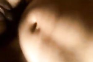 Libidinous hussy receives her wet cum-hole drilled in missionary position