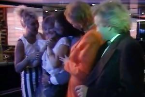 Retro porn compilation with two engulfing messy doxies