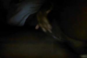 Black and fat gazoo of a hawt ebon housewife on webcam