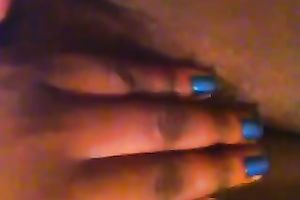 Fine homemade episode with me rubbing my palpitating wet crack