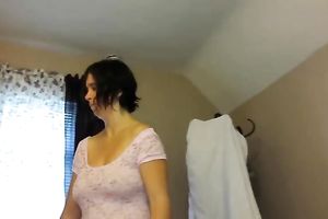 I can watch my wife's swollen teats throughout her shirt