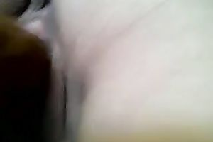 Watch my sexually excited GF fucking her bald cunt with a marital-device