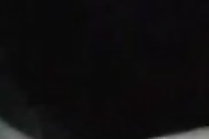 My full-bosomed GF lets me rub her melons and pussy in a car