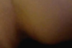 White breasty white lady playing with my smooth dark dick