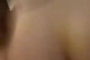 White breasty white lady playing with my smooth dark dick