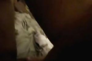 White breasty white lady playing with my smooth dark dick