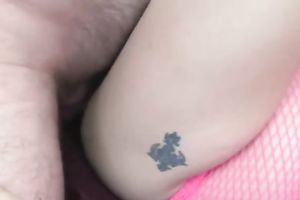 Big boobed floozy wishes her lover to gangbang her overweight cunt hard