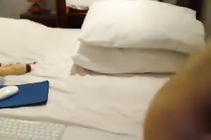 My slender bride fingers her snatch and drills it with a toy