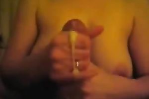 Slowly but surely I cum hard on the hands of my hotwife
