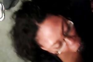 Sexy dilettante black milf gives me excellent fellatio