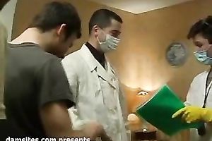 Two kinky jerk decided to fuck one slender hooker in bedroom