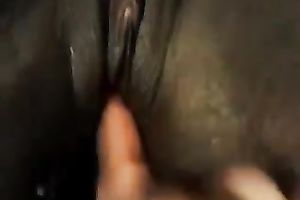 Me fingering my GF's dark muff in close up homemade scene