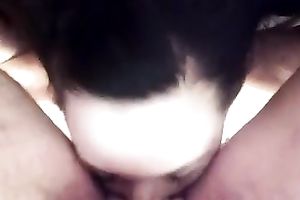 My excited brunette hair Married slut enjoys licking my anal opening in POV tape
