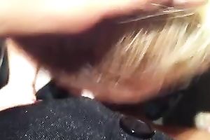 My regular client sucks my pecker at work on the floor