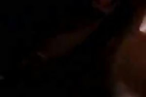 My dark brown white women got a mouthful of cum after POV sex