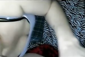 Petite white youthful honey gobbles my dark schlong after party