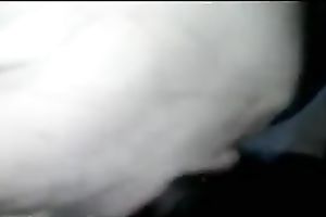 Petite white youthful honey gobbles my dark schlong after party