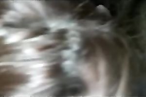 Petite white youthful honey gobbles my dark schlong after party